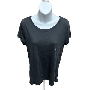 Bongo Womens T-shirt Size XL Black New Athletic Casual Tee Short Sleeve